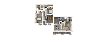 Dual Level 1x2.5 1167 SF