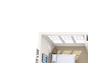 Traditional 1x1 799-814 SF
