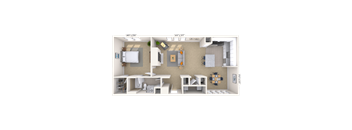 Traditional 1x1 827-935 SF