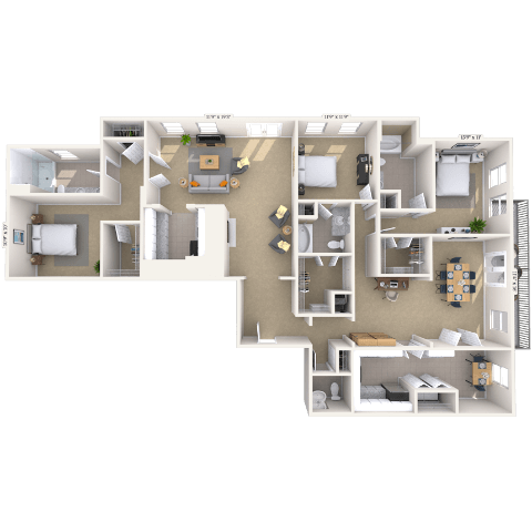 4403 Northside Pkwy. Studio-4 Beds Apartment for Rent - Photo Gallery 39