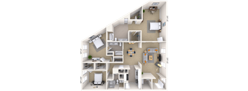 Penthouse 3x3.5 2500 SF