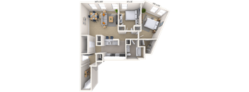 Traditional 2x1 960-1062 SF