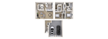 Townhome 2x2.5 1324-2090 SF