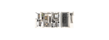 Bungalow 1x1 706 SF