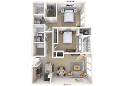 4090 Roswell Road NE Studio-2 Beds Apartment for Rent - Photo Gallery 18