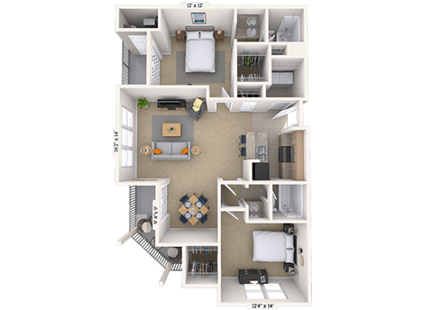 4090 Roswell Road NE Studio-2 Beds Apartment for Rent - Photo Gallery 17