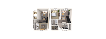 Loft 1x1 895-1045 SF