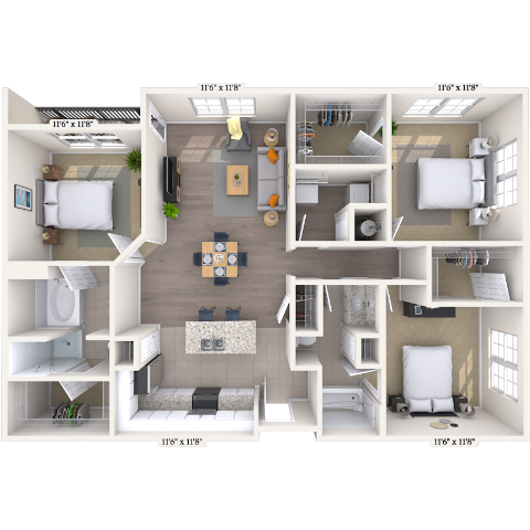 800 Harbour Post Drive Studio-3 Beds Apartment for Rent - Photo Gallery 53