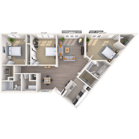 800 Harbour Post Drive Studio-3 Beds Apartment for Rent - Photo Gallery 54