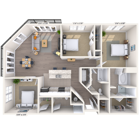 800 Harbour Post Drive Studio-3 Beds Apartment for Rent - Photo Gallery 52