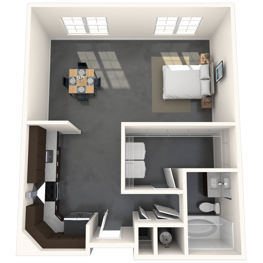 Loft 0x1 713-1080 SF