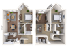 Dual Level 1x2 1234-1236 SF
