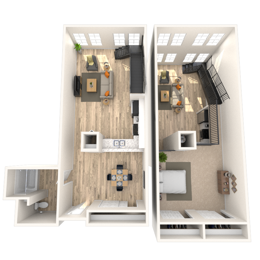Loft 0x1 1041 SF