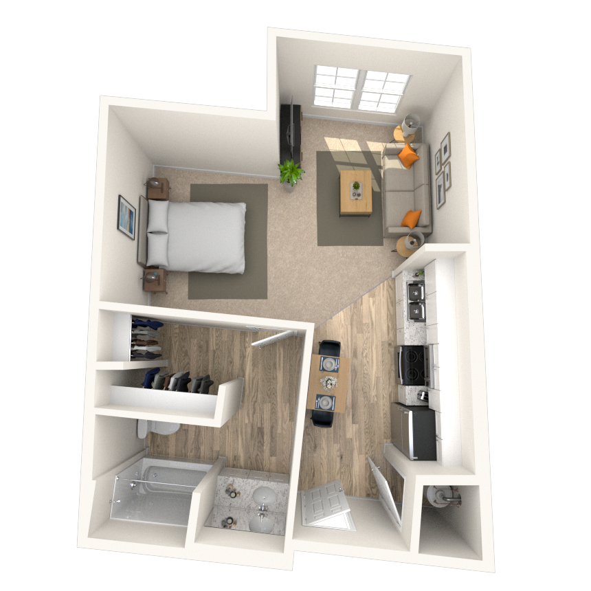 Studio 0x1 543 SF