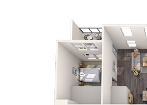 Loft 2x2 1746 SF