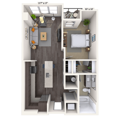 600 Phipps Boulevard Studio-3 Beds Apartment for Rent - Photo Gallery 22