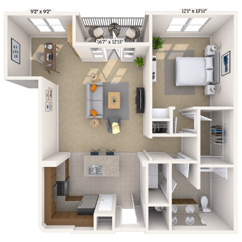 600 Phipps Boulevard Studio-3 Beds Apartment for Rent - Photo Gallery 24