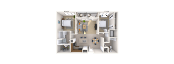 Traditional 2x2 1202-1250 SF