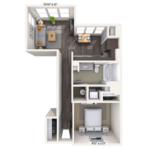 600 Phipps Boulevard Studio-3 Beds Apartment for Rent - Photo Gallery 18