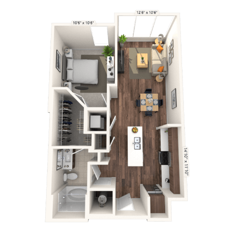 600 Phipps Boulevard Studio-3 Beds Apartment for Rent - Photo Gallery 26