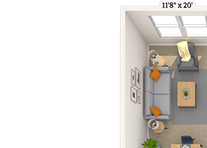 Traditional 1x1 548-857 SF