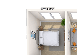 Traditional 2x2 1088-1132 SF