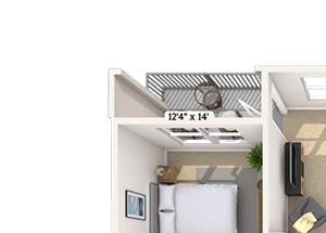 Traditional 2x2 1333 SF