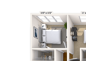 Traditional 3x2 1366-1549 SF