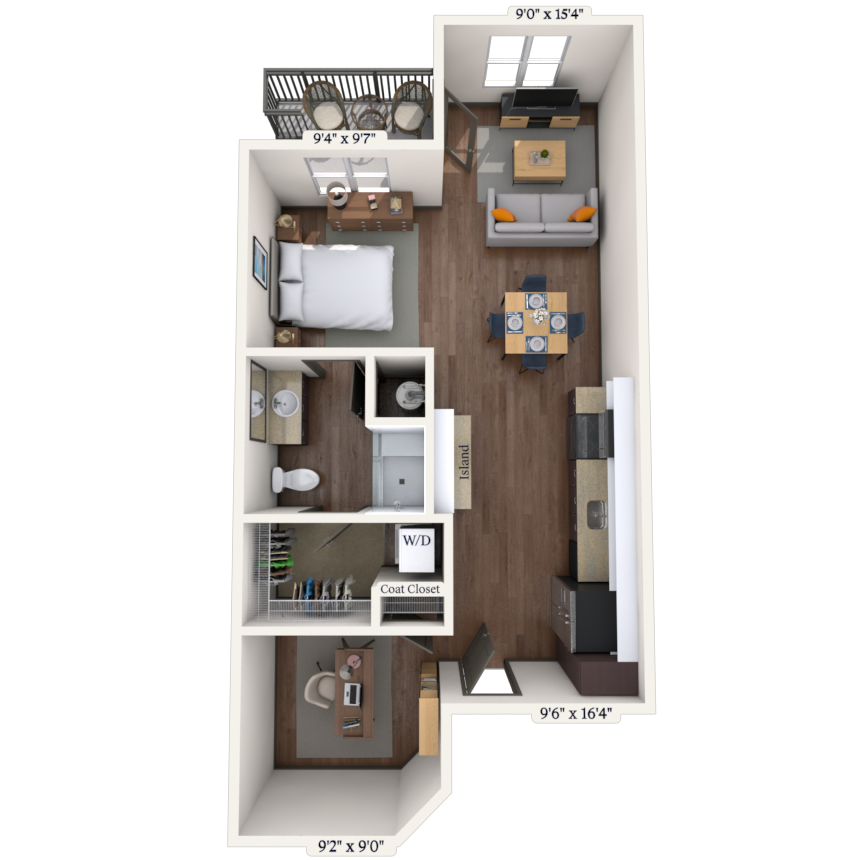 Studio 0x1 580 SF