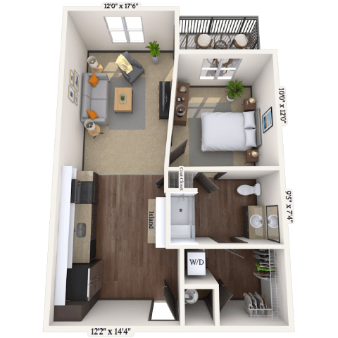 222 East Bland Street Studio-3 Beds Apartment for Rent - Photo Gallery 22