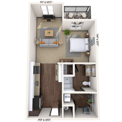 222 East Bland Street Studio-3 Beds Apartment for Rent - Photo Gallery 19