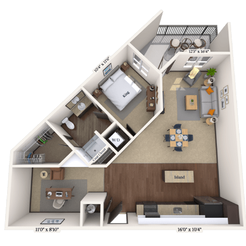 222 East Bland Street Studio-3 Beds Apartment for Rent - Photo Gallery 23