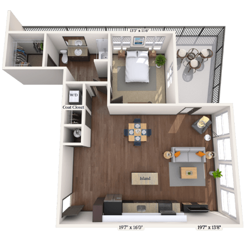 222 East Bland Street Studio-3 Beds Apartment for Rent - Photo Gallery 25