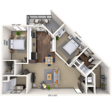 222 East Bland Street Studio-3 Beds Apartment for Rent - Photo Gallery 27