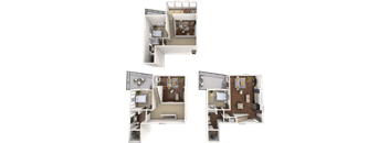 Dual Level 2x2 1655 SF