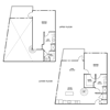 Dual Level 2x2 1286 SF