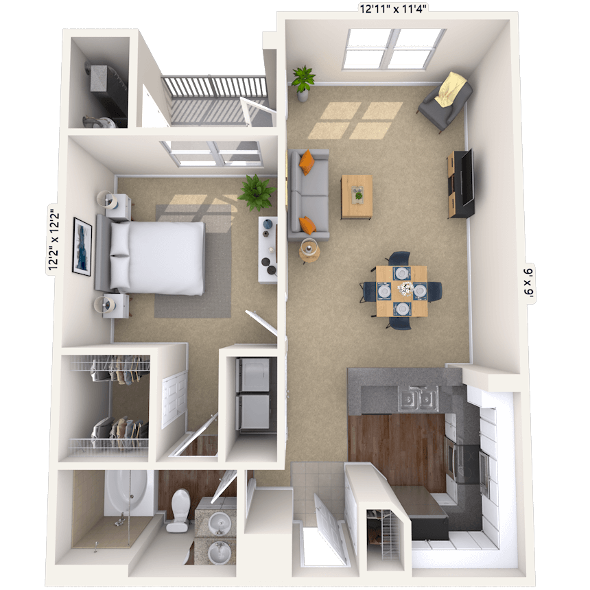 102 Fallsgrove Boulevard 1-2 Beds Apartment for Rent - Photo Gallery 19