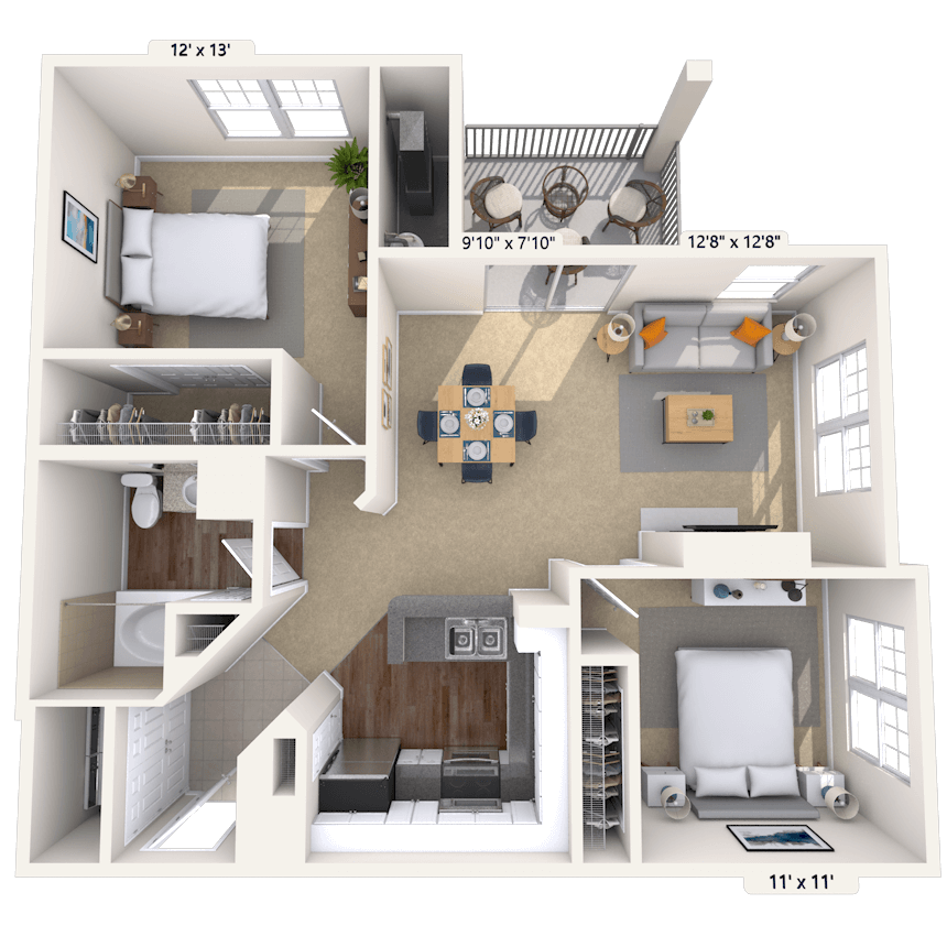 102 Fallsgrove Boulevard 1-2 Beds Apartment for Rent - Photo Gallery 20