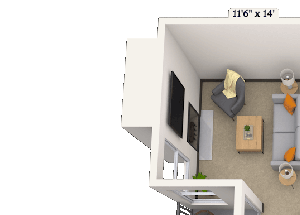 Traditional 1x1 708-716 SF