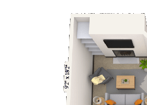 Traditional 1x1 648-652 SF