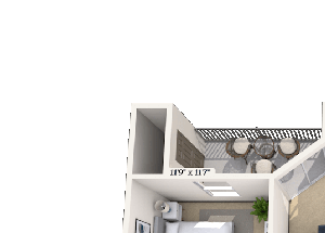 Traditional 2x2 973-1062 SF