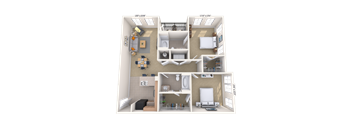 Traditional 2x2 1042-1323 SF