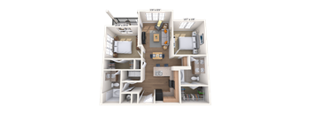 Traditional 2x2 993-1015 SF