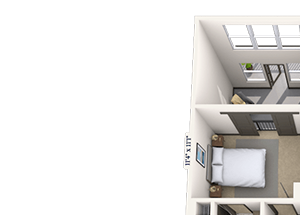 Dual Level 2x2.5 1214-1248 SF