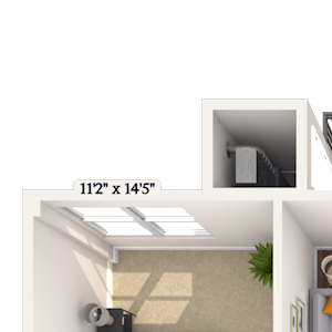 Traditional 3x2 1244 SF