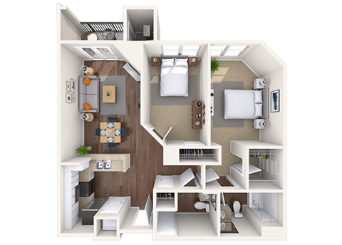 1201 South Joyce Street Suite C-1 Studio-3 Beds Apartment for Rent - Photo Gallery 49