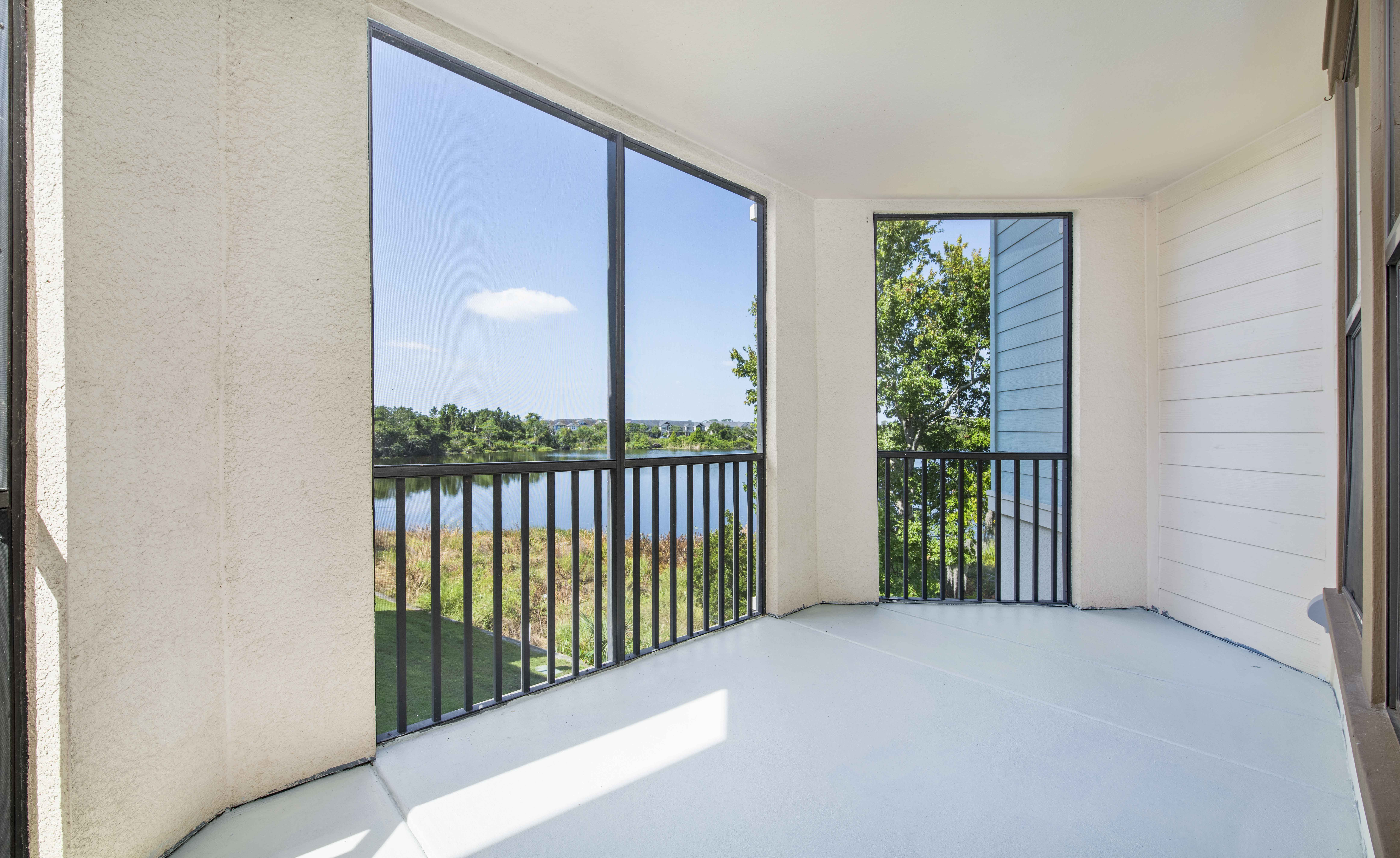 the preserve at ballantyne commons balcony view of the water