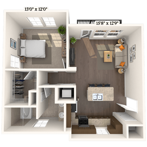 7826 Crosswater Trail 1-3 Beds Apartment for Rent - Photo Gallery 17