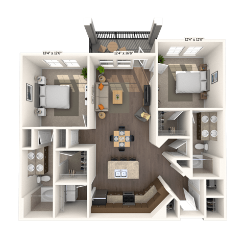 7826 Crosswater Trail 1-3 Beds Apartment for Rent - Photo Gallery 22