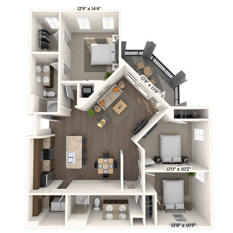 7826 Crosswater Trail 1-3 Beds Apartment for Rent - Photo Gallery 24